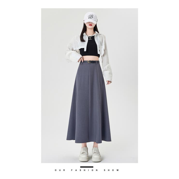 ベルトプレゼント スーツ ロング フレアスカート | WITCH | 詳細画像17 