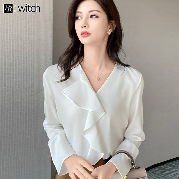 ラッフルスリーブシフォンブラウス | WITCH | 詳細画像1 