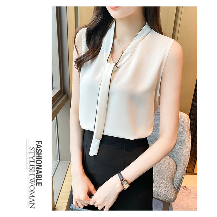 ノースリーブネクタイブラウス | WITCH | 詳細画像13 