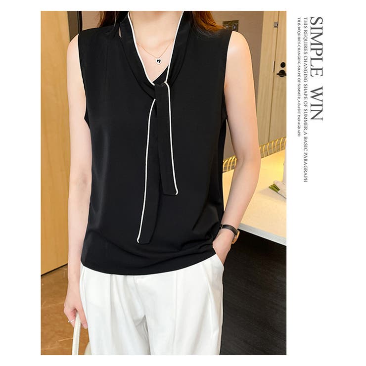 ノースリーブネクタイブラウス | WITCH | 詳細画像19 