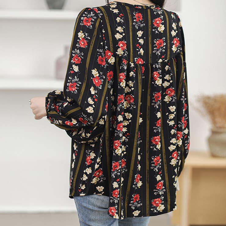 KOEISTORE トップス レディース 春 夏 春夏 シャツ 花柄トップス