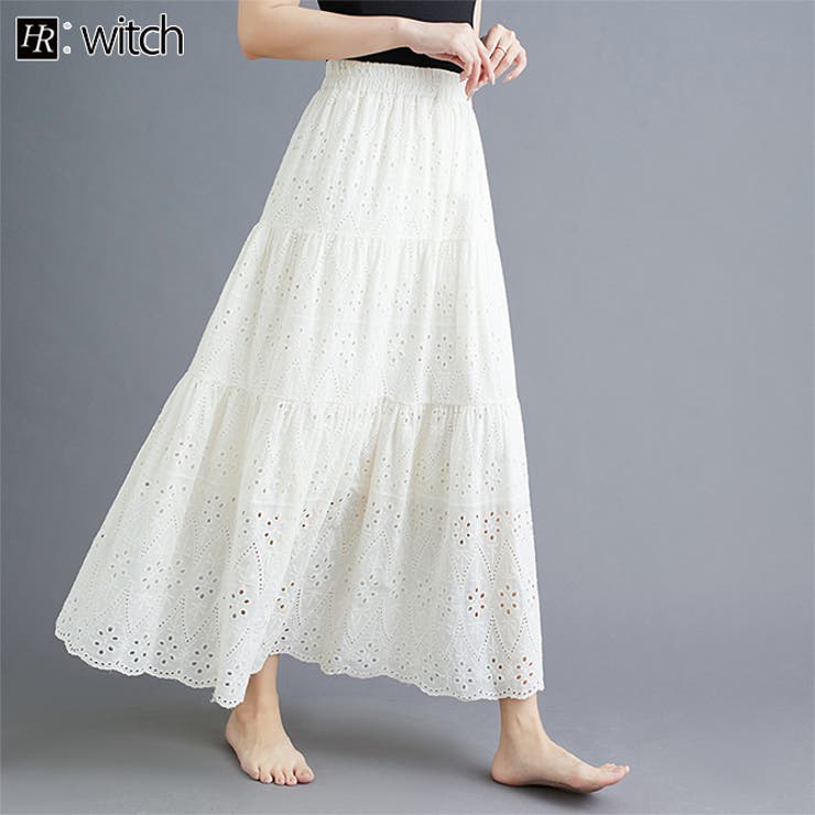 コットンレースティアードスカート | WITCH | 詳細画像1 