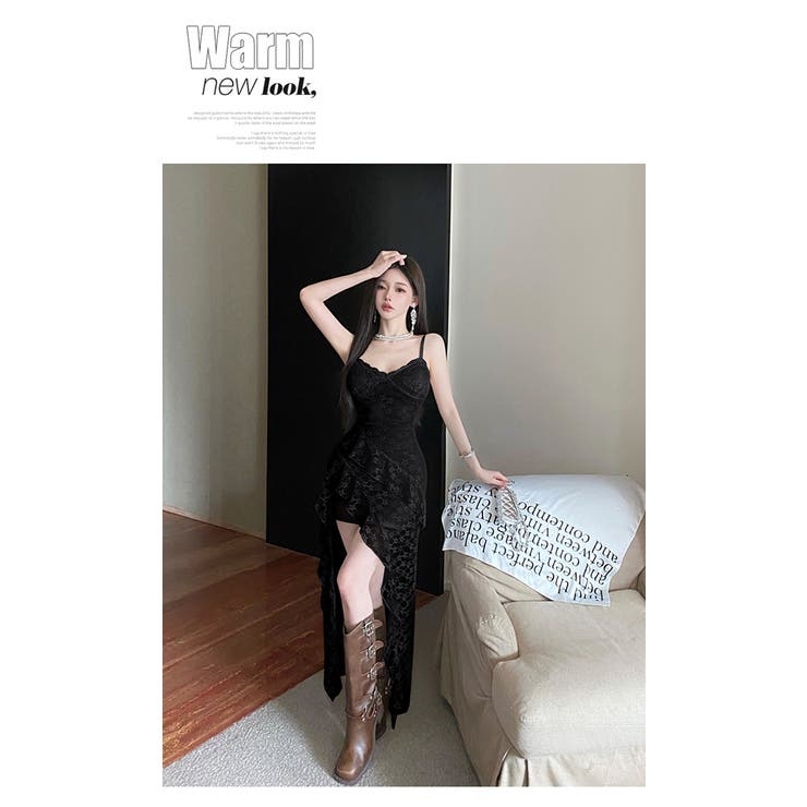 【完売必至】ALICE+OLIVIA レース アシンメトリーワンピース Alice+Olivia アリスアンドオリビアロングワンピース
