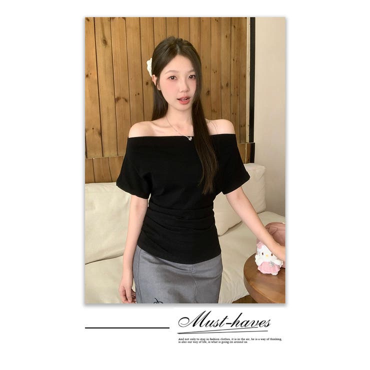 ボーダーオフショルTシャツ | WITCH | 詳細画像11 