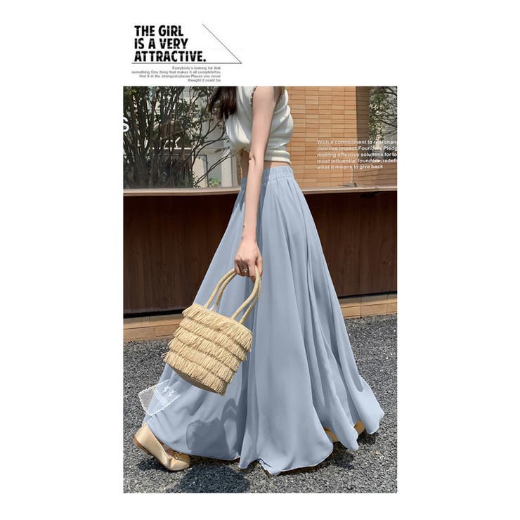 シフォンフレアロングスカート | WITCH | 詳細画像14 