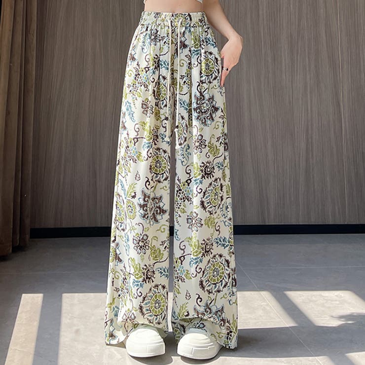 NO3 | アイスシルク・ナロー・ワイドレッグパンツ | WITCH