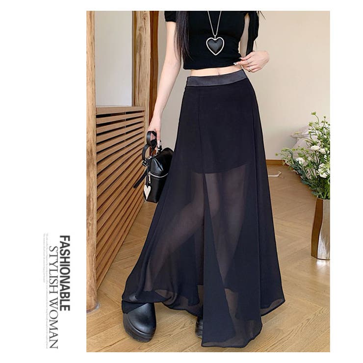 フレアロングシースルースカート | WITCH | 詳細画像15 