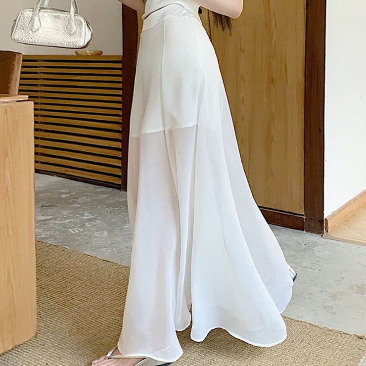 フレアロングシースルースカート | WITCH | 詳細画像3 