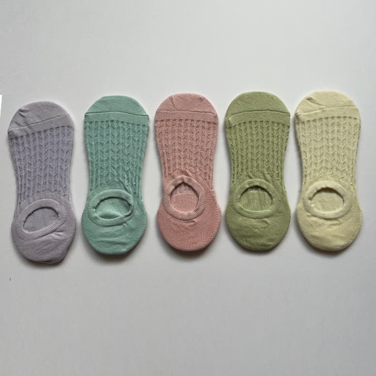 NO2 | 5足セット 滑り止め付き ショート ソックス | WITCH