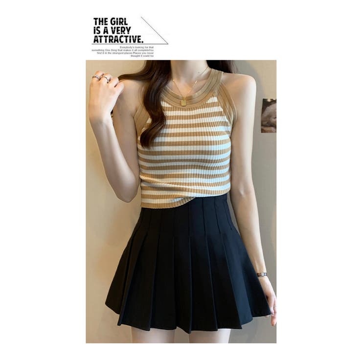 タンクトップ ボーダー柄 トップス | WITCH | 詳細画像17 