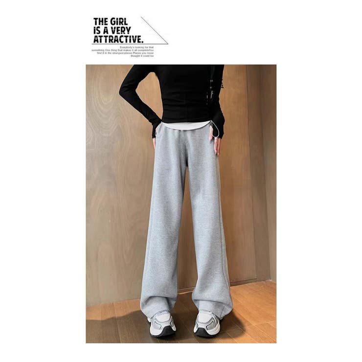 マタニティ パンツ スウェット ボトムス ロング お腹楽ちん 安心 秋 新作 | WITCH | 詳細画像9 