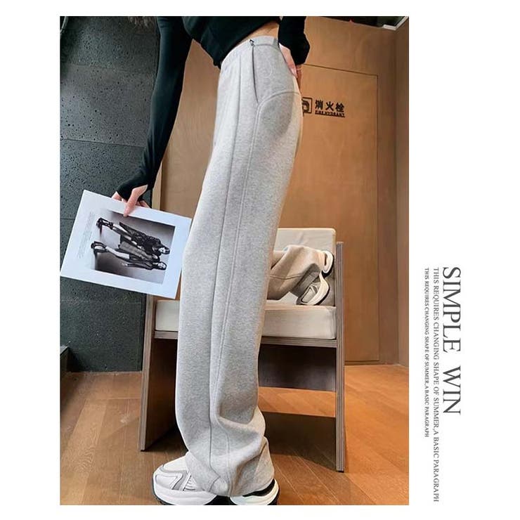 マタニティ パンツ スウェット ボトムス ロング お腹楽ちん 安心 秋 新作 | WITCH | 詳細画像10 