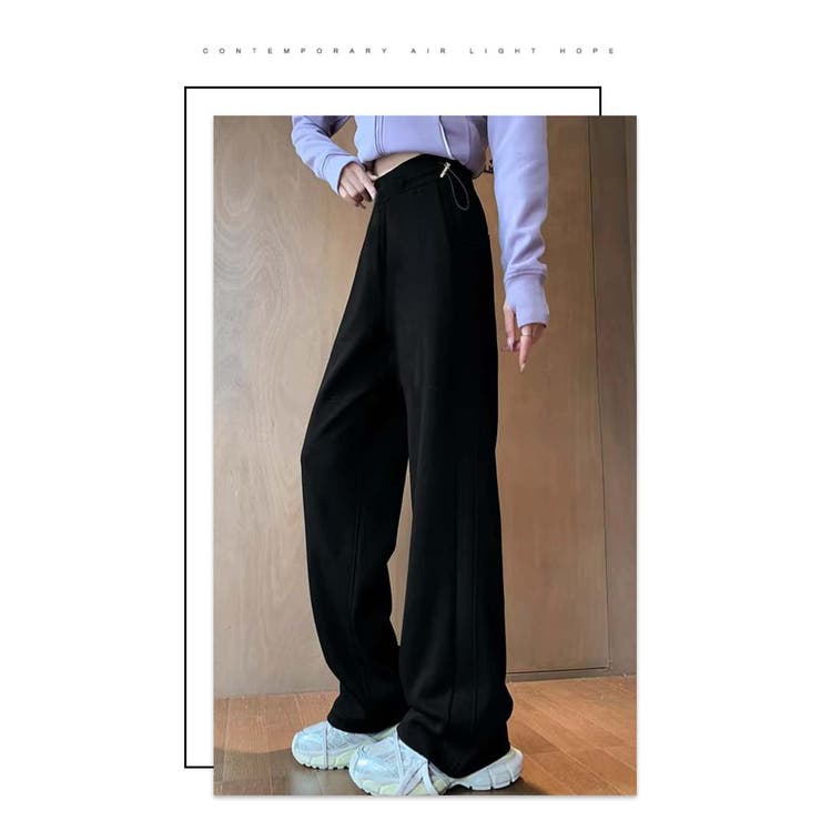 マタニティ パンツ スウェット ボトムス ロング お腹楽ちん 安心 秋 新作 | WITCH | 詳細画像14 