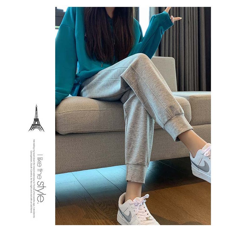 マタニティ パンツ スウェット ボトムス ロング お腹楽ちん 安心 秋 新作 | WITCH | 詳細画像15 