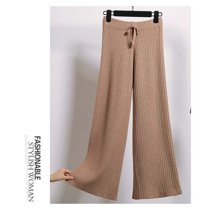 リブニットワイドパンツ | WITCH | 詳細画像12 