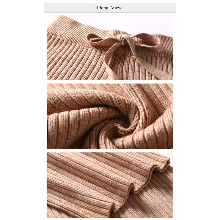 リブニットワイドパンツ | WITCH | 詳細画像6 