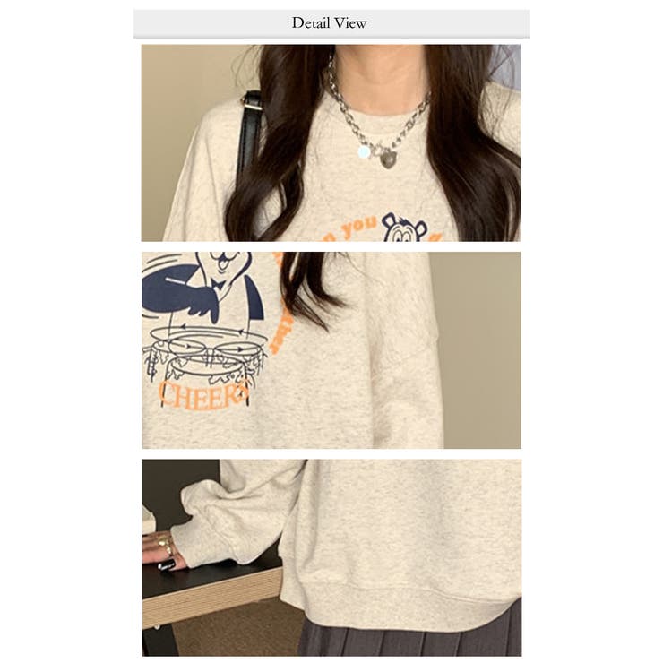 スウェットト レーナープルオーバートップス | WITCH | 詳細画像5 