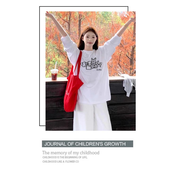 大人可愛いプリントTシャツオーバーサイズ | WITCH | 詳細画像11 