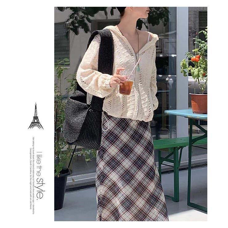 レースシースルーパーカー 薄手羽織りアウター | WITCH | 詳細画像11 