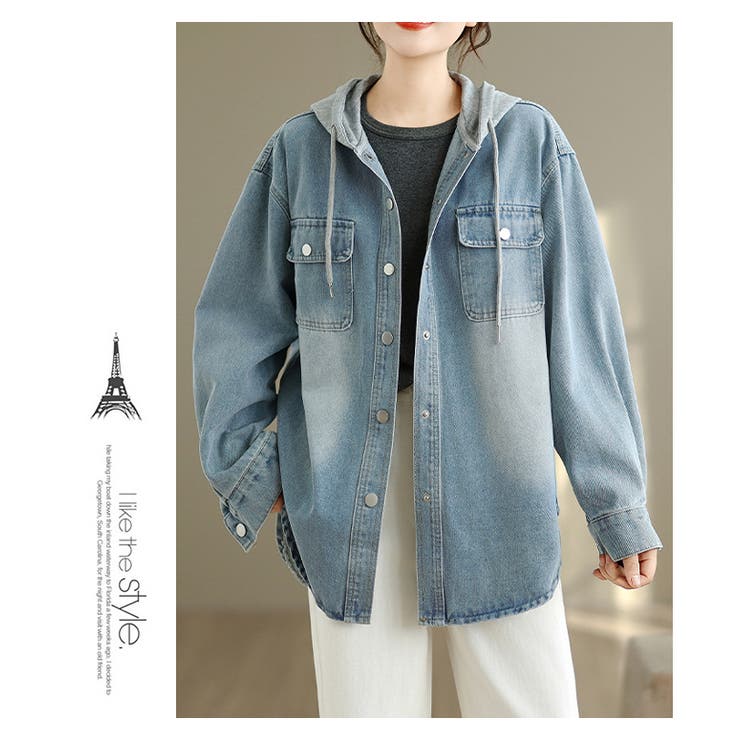 フード付き デニムジャケット | WITCH | 詳細画像15 