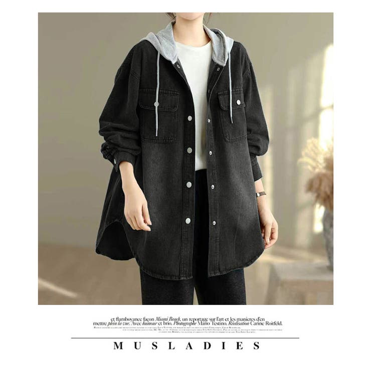 フード付き デニムジャケット | WITCH | 詳細画像18 