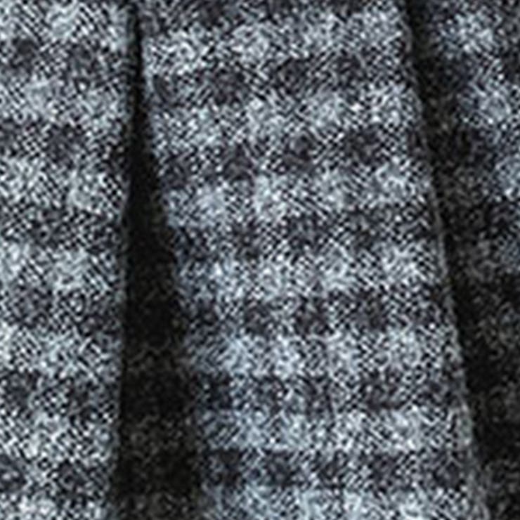 チェック柄ウール調ワイドパンツ Aラインロングパンツ | WITCH | 詳細画像5 