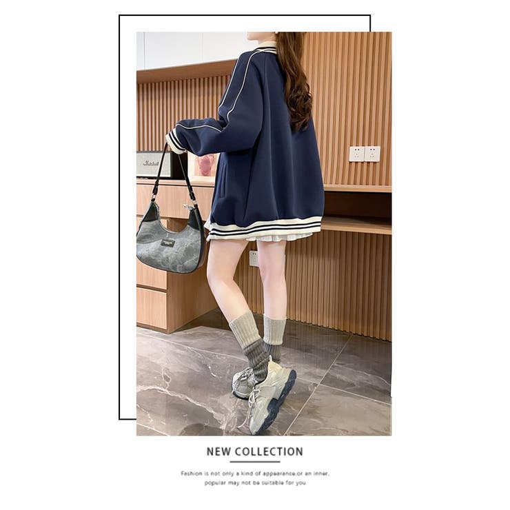 ライン入りジップアップデザイントレーナー | WITCH | 詳細画像11 