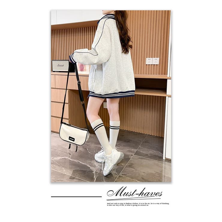 ライン入りジップアップデザイントレーナー | WITCH | 詳細画像17 