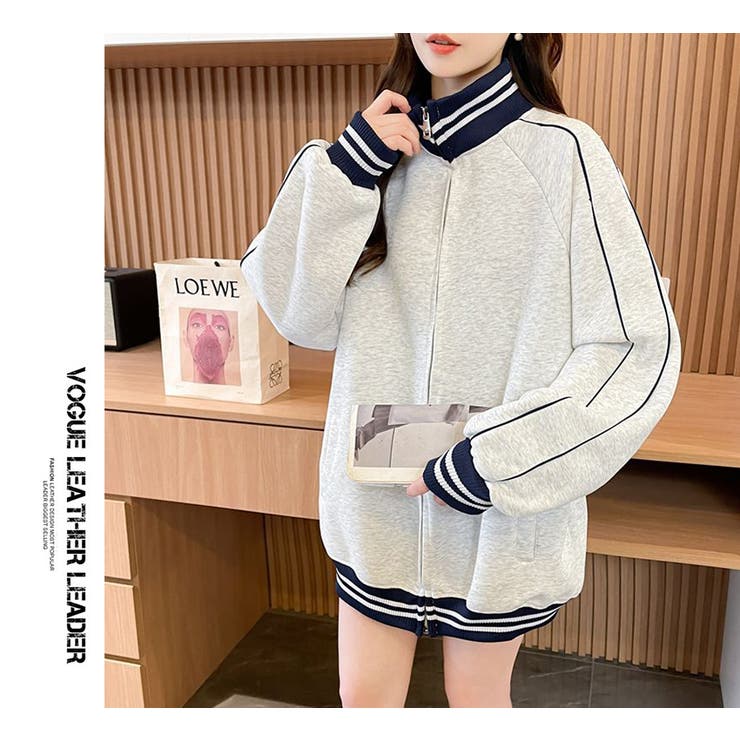 ライン入りジップアップデザイントレーナー | WITCH | 詳細画像18 