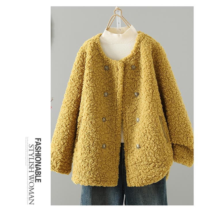 ダブルボタンボアコート | WITCH | 詳細画像11 