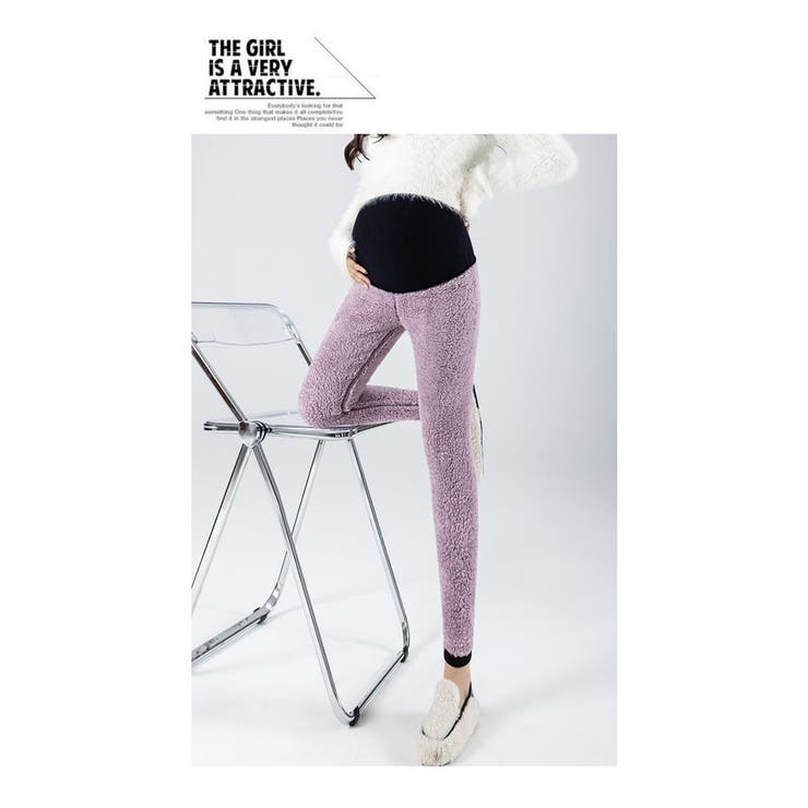 裏起毛 マタニティ レギンスパンツ | WITCH | 詳細画像17 