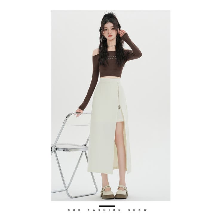 ZIPスリットタイトロングスカート | WITCH | 詳細画像13 