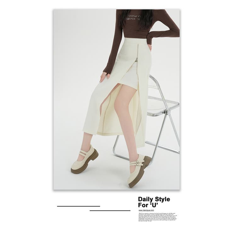 ZIPスリットタイトロングスカート | WITCH | 詳細画像15 