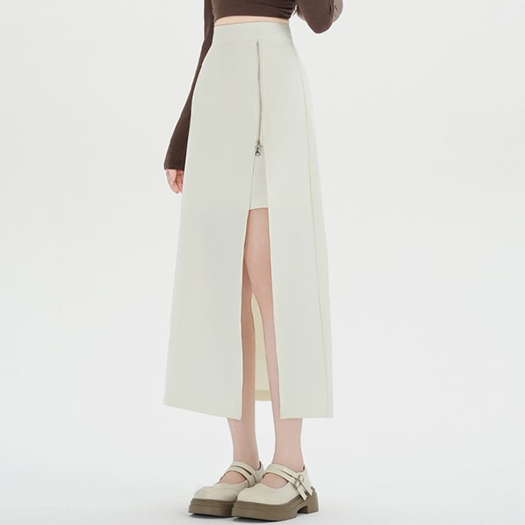 ZIPスリットタイトロングスカート | WITCH | 詳細画像3 