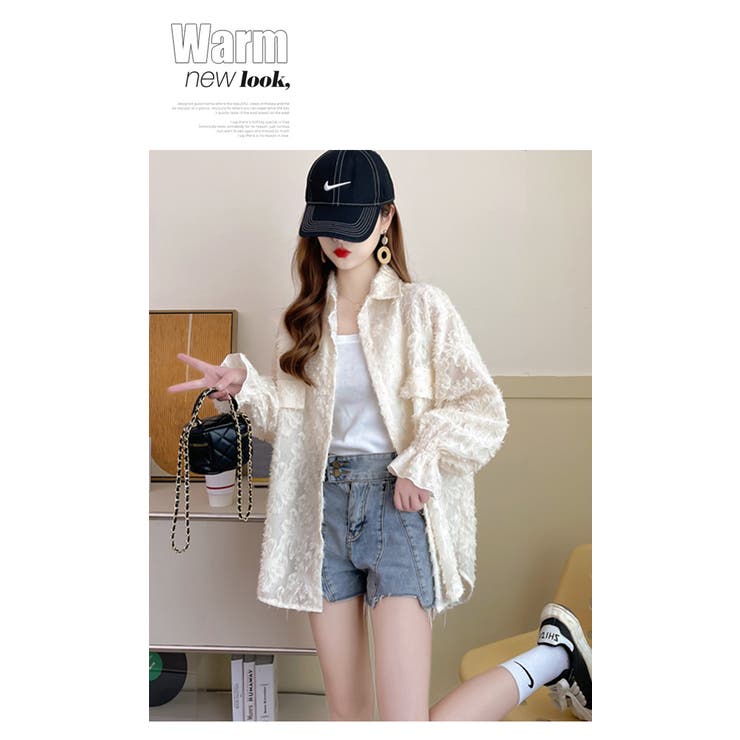 ジャガードシアーカーディガン レディース | WITCH | 詳細画像8 