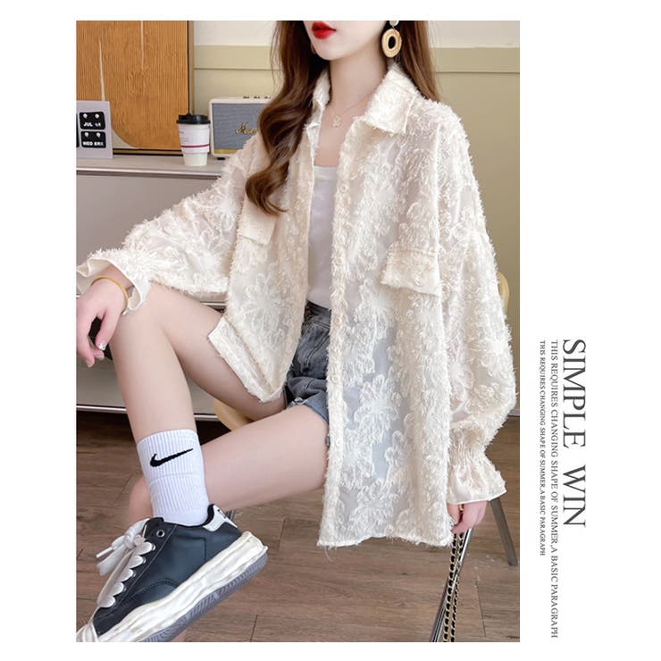 ジャガードシアーカーディガン レディース | WITCH | 詳細画像11 