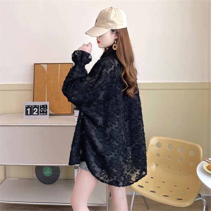 ジャガードシアーカーディガン レディース | WITCH | 詳細画像3 