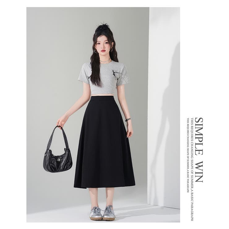 春夏新作フレアスカートふんわりとしたフレアシルエット | WITCH | 詳細画像9 