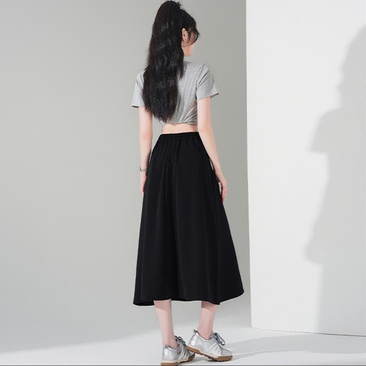 春夏新作フレアスカートふんわりとしたフレアシルエット | WITCH | 詳細画像3 