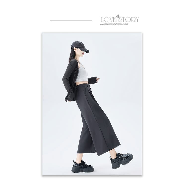 春夏 新作モードストレートタックパンツ | WITCH | 詳細画像19 