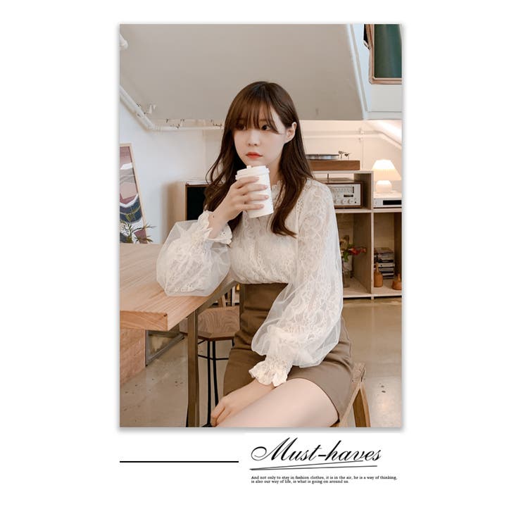 総レースハイネックブラウス | WITCH | 詳細画像18 