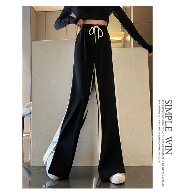 選べる2タイプサイドラインワイドパンツ | WITCH | 詳細画像16 