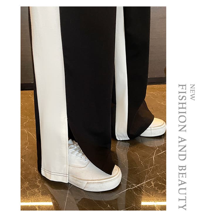 選べる2タイプサイドラインワイドパンツ | WITCH | 詳細画像18 