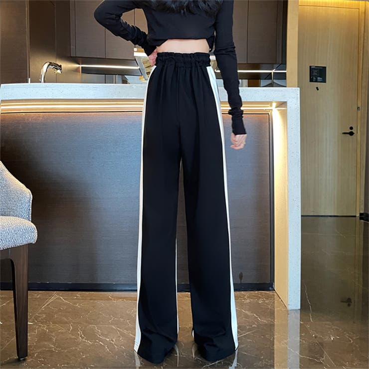 選べる2タイプサイドラインワイドパンツ | WITCH | 詳細画像4 