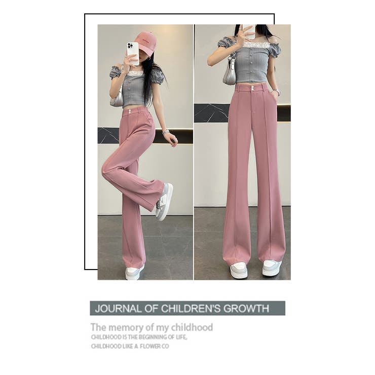 センターピンタックフレアパンツ | WITCH | 詳細画像12 