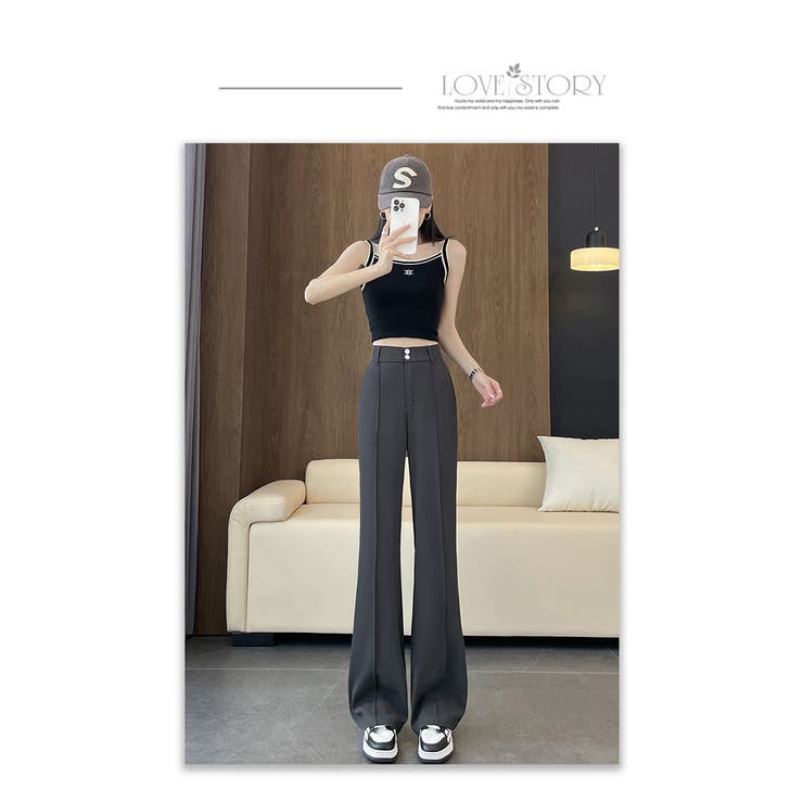 センターピンタックフレアパンツ | WITCH | 詳細画像13 