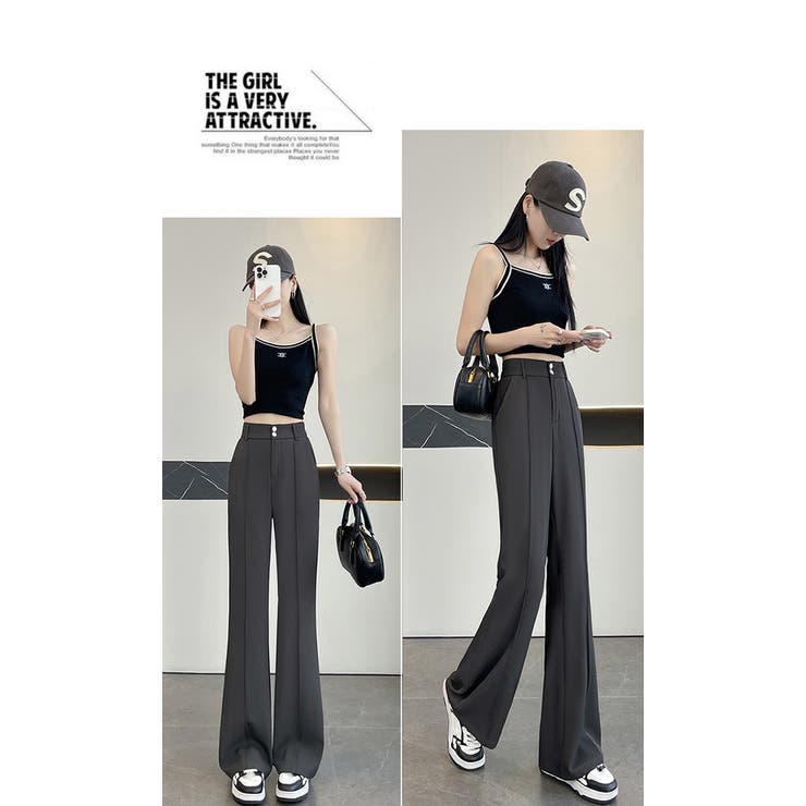 センターピンタックフレアパンツ | WITCH | 詳細画像14 