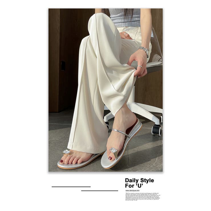 センターピンタックフレアパンツ | WITCH | 詳細画像16 