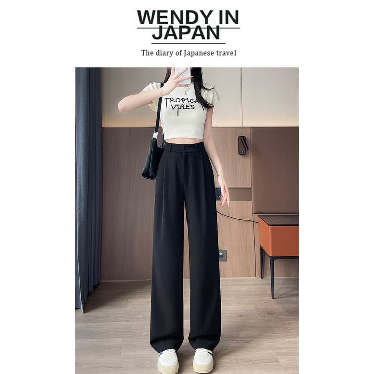 セミワイドパンツ レディース ロングパンツ 春 夏 新作 | WITCH | 詳細画像9 