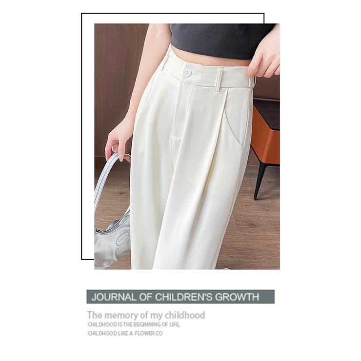 セミワイドパンツ レディース ロングパンツ 春 夏 新作 | WITCH | 詳細画像13 